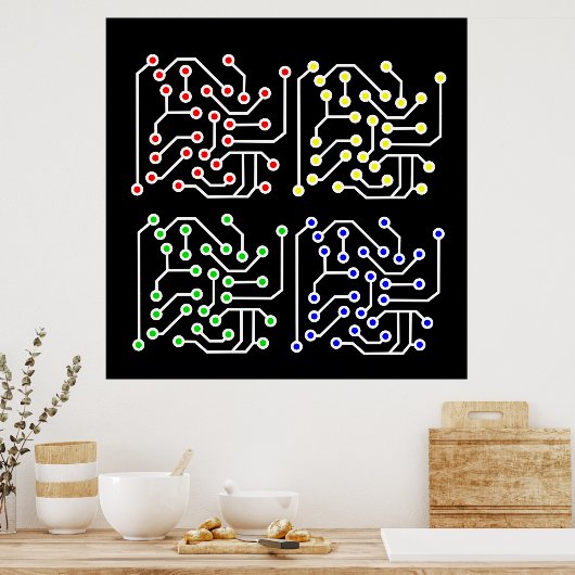 プリント基板 ポスター (キッチン)