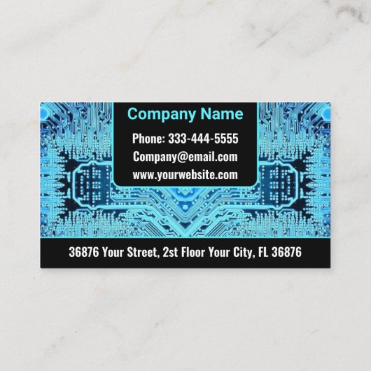 プリント基板(電子計算機) 名刺 (裏面)