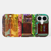 プリント基板 電子 コンピューター技術 回路 iPhoneケース (裏面横)