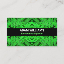 プリント基板(PCB)のモダン緑 名刺
