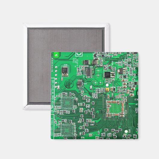 プリント基板 PCB 緑の回路基板 マグネット (正面/裏面)