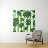 プリント夏のエキゾチックなジャングル植物トロピカルパームlea タペストリー (インサイチュ(横))