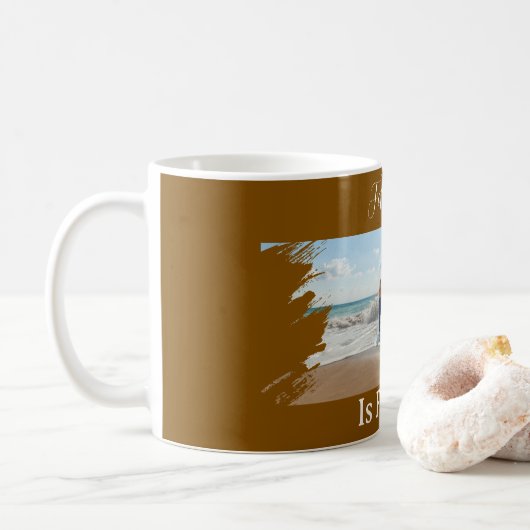 プリント家族のマグカップの写真 | カスタム&エステティックD コーヒーマグカップ (ドーナツ)