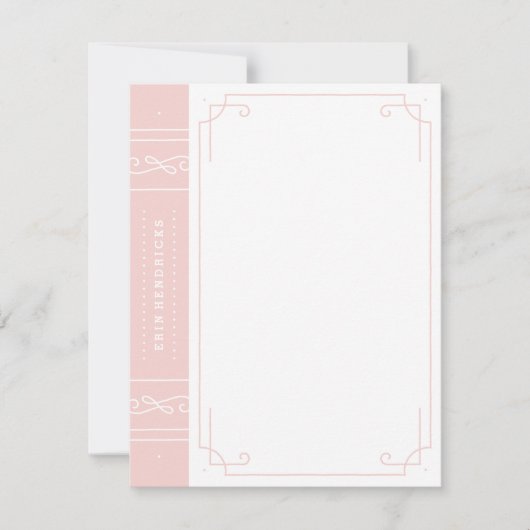 プリント文房具 – Bublegum ノートカード (正面)