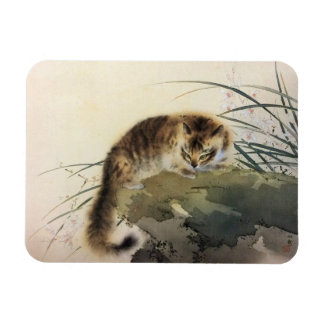 プリント日本のキャットバイザウォーター マグネット