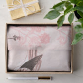 プリント日本のティッシュペーパー飛んでいるホワイト鳩 薄葉紙 (ギフト)