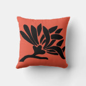 プリント日本のヘロン綿装飾用クッション クッション (裏面)