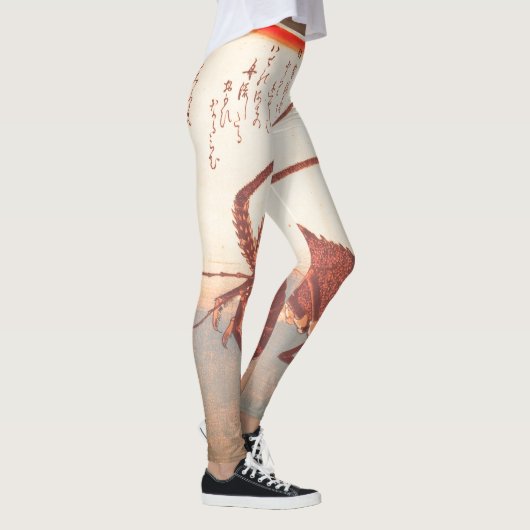 プリント日本の印刷ロブスターレギンス レギンス (右)