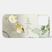 .プリント日本の2羽の鳥と蝶ミュート音色 Case-Mate iPhoneケース (裏面 (横))