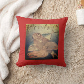 プリント日本のW/モノグラム装飾用クッション クッション (ブランケット)