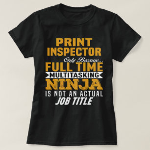 プリント検査 Tシャツ
