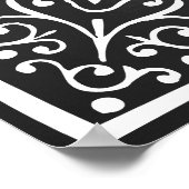 プリント標識結婚シャルボードへようこそ ポスター (角)