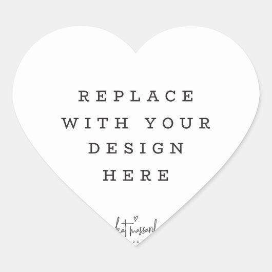 プリント注文エンベロープパーティー好意シールハート ハートシール (正面)