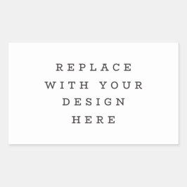 プリント注文4.5 x 2.7封筒パーティー長方形 長方形シール