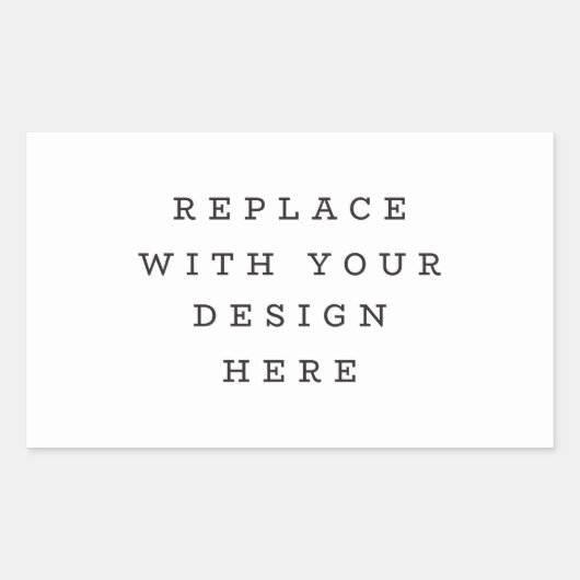 プリント注文4.5 x 2.7封筒パーティー長方形 長方形シール (正面)