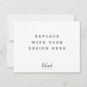 プリント注文5.5 x 4.25インチ長い水平カード 招待状 (正面)