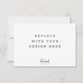 プリント注文5x3.5インチlanscape水平カード 招待状 (正面)