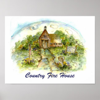 プリント消防所 ポスター