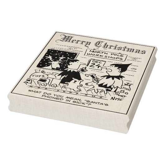 プリント独自のクリスマスカード ラバースタンプ (スタンプ)