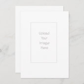 プリント独自の招待状-サイズ4.25 x 6.5 招待状 (正面/裏面)