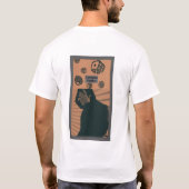プリント生地にあなたのビブが街に溶け込む Tシャツ (裏面)