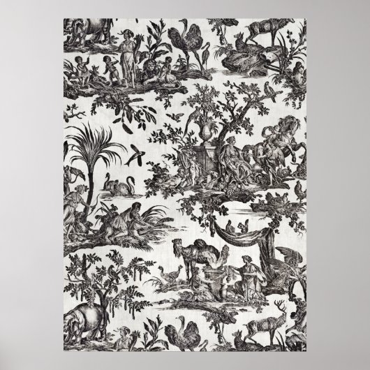 プリント生地 ポスター (正面)