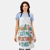 プリント生活：毎日のスタイルユニーク量 エプロン (着用した状態)