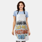 プリント生活:毎日のスタイルユニーク量 エプロン (着用した状態)