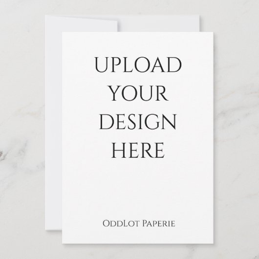 プリント用の顧客アップロードテンプレート 招待状 (正面)