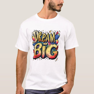 プリント用カラフルなモチベーションレタリング Tシャツ
