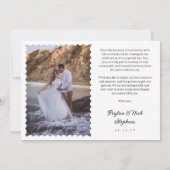 プリント華美フレ結婚ームの写真 サンキューカード (裏面)