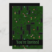 プリント電子回路基板 招待状 (正面/裏面)