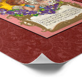 プリント1900年代のバレンタイン葉書 ポスター (角)