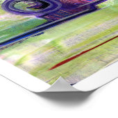 プリント20x16インオリジナル絵画の抽象芸術モダン ポスター (角)