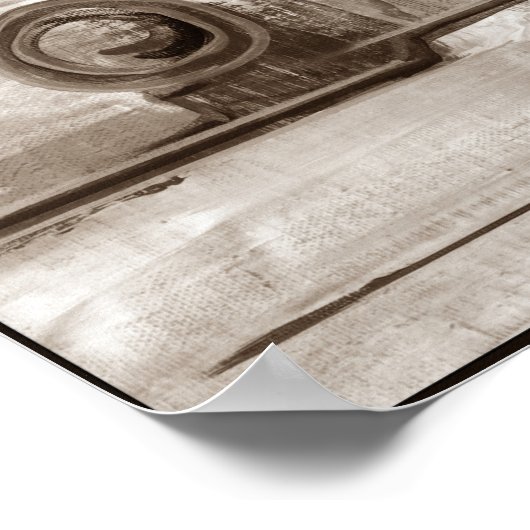 プリント20x16インオリジナル絵画の抽象芸術モダン ポスター (角)