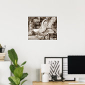 プリント20x16インオリジナル絵画の抽象芸術モダン ポスター (ホームオフィス)