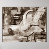 プリント20x16インオリジナル絵画の抽象芸術モダン ポスター (正面)