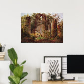 プリント：エルデナの修道院遺跡 ポスター (ホームオフィス)