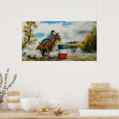 プリント・オブ・バレルレーサー ポスター (キッチン)