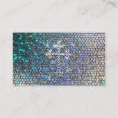 プリント シルバー ブリング クロス 名刺 (裏面)