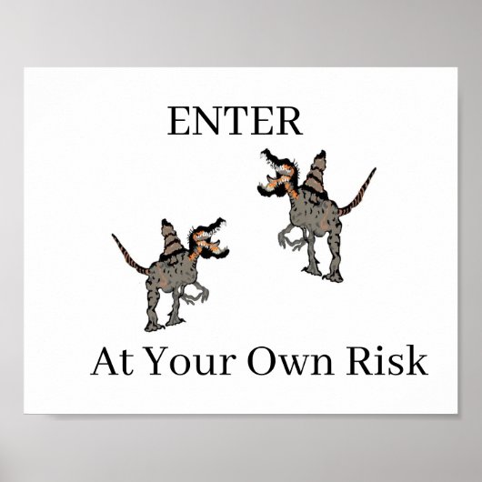 プリント、バリューポスター紙(マット)恐竜入力 ポスター (正面)