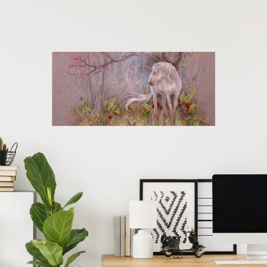 プリント-ファンタジー領域創造 ポスター (ホームオフィス)