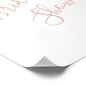 プリント, ポスター用紙 ウェルカムトゥ ブライダルシャワー ポスター (角)