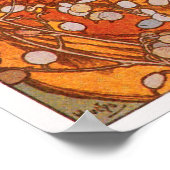 プリント/ポスター： Alphonseミュシャ- Topaz ポスター (角)