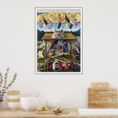 プリント：ミスティック出生by Sandro Botticelli ポスター (キッチン)