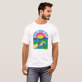 プリント・ユア・パス 自転車風景Tシャツ Tシャツ (正面フル)