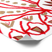 プリント、中国の星占い虎 ポスター (角)