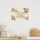 プリント – 信仰：未来を持つ人 (キッチン)