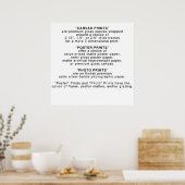 プリント – 情報 – 3種類 (キッチン)