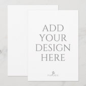 プリント 招待状 (正面/裏面)